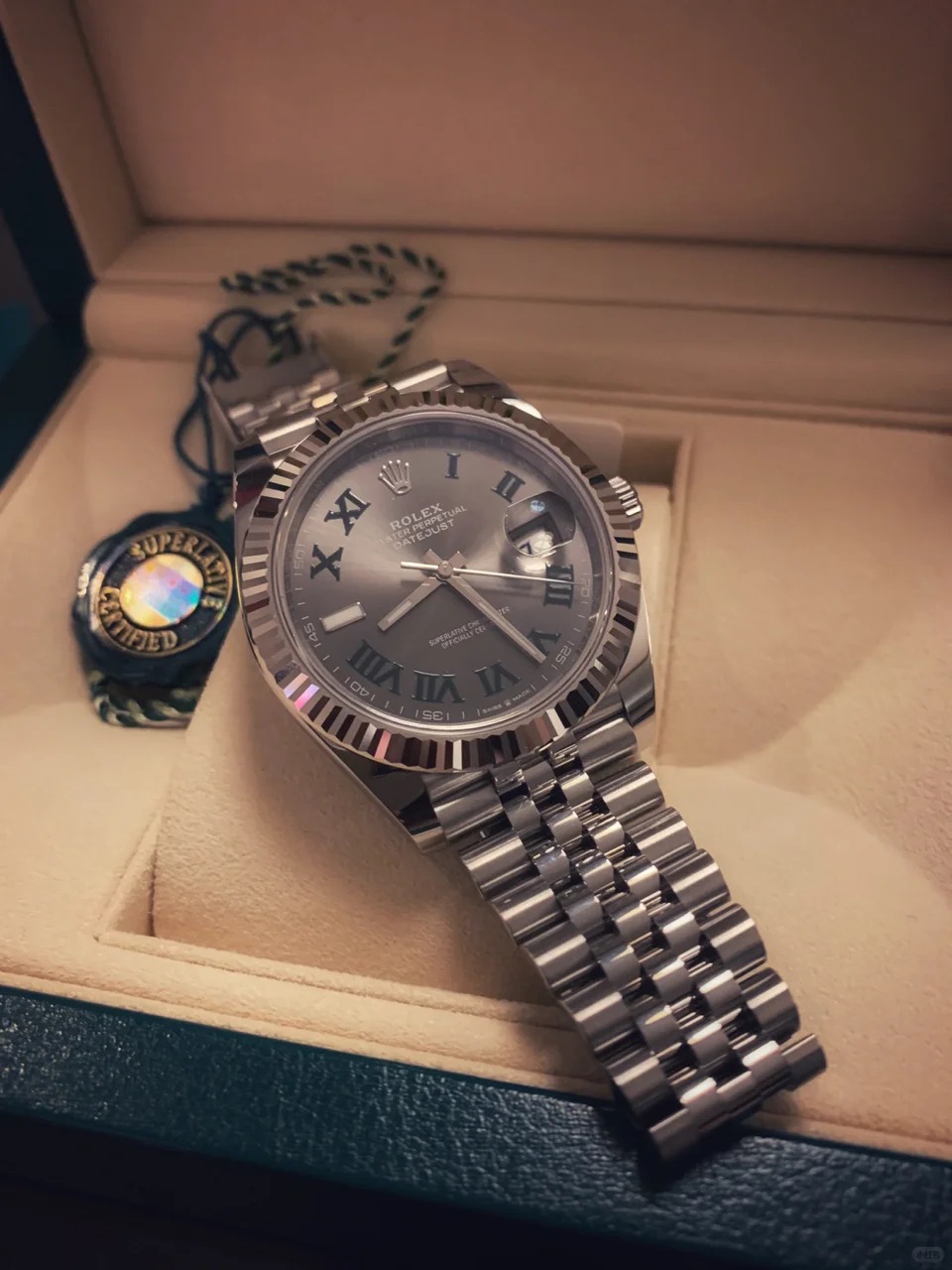 Datejust 41 Slate Grey Men's Watch 126334-0022