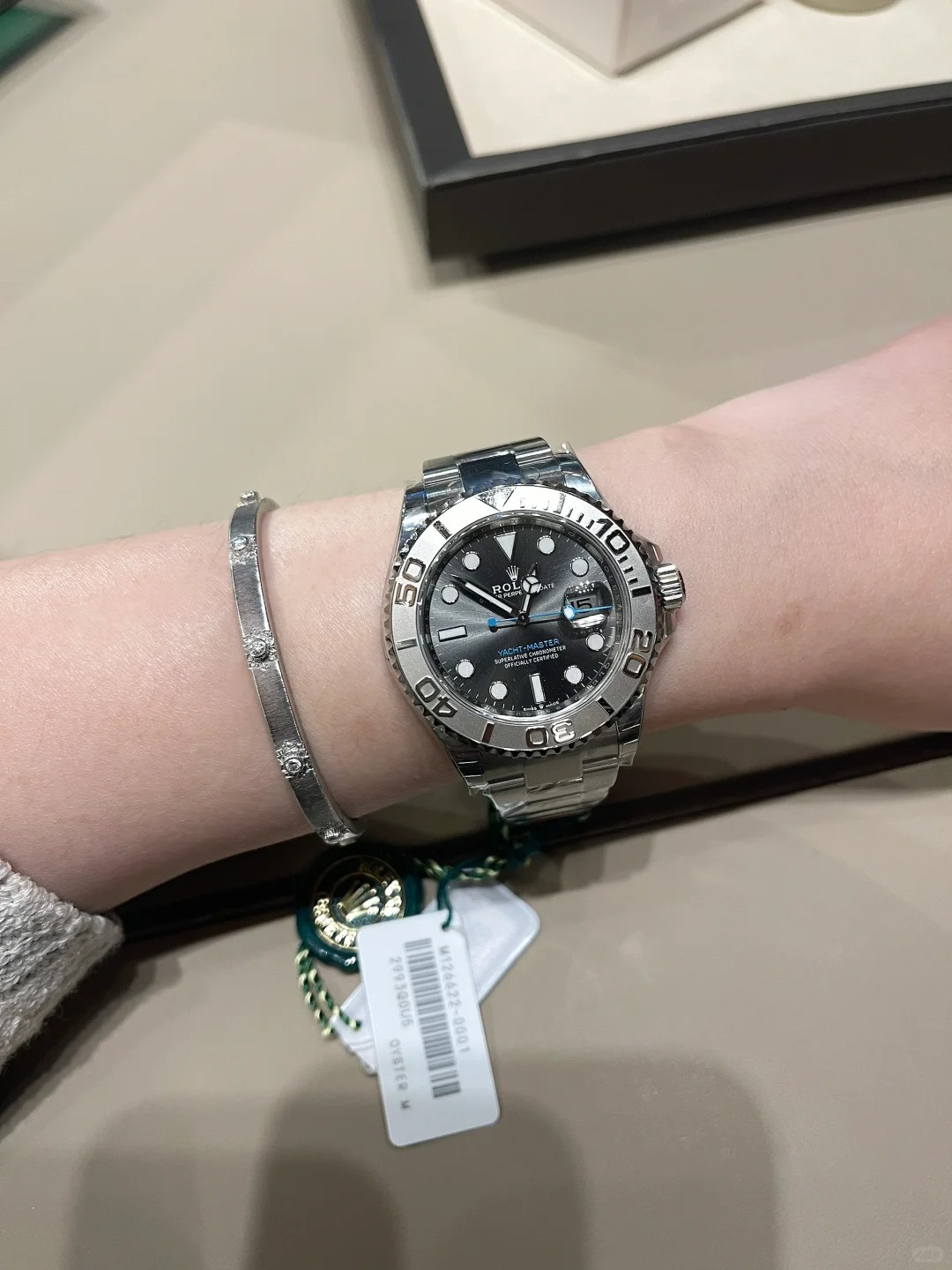 Yacht-Master 40 Platinum Bezel Men's Watch 126622-0001