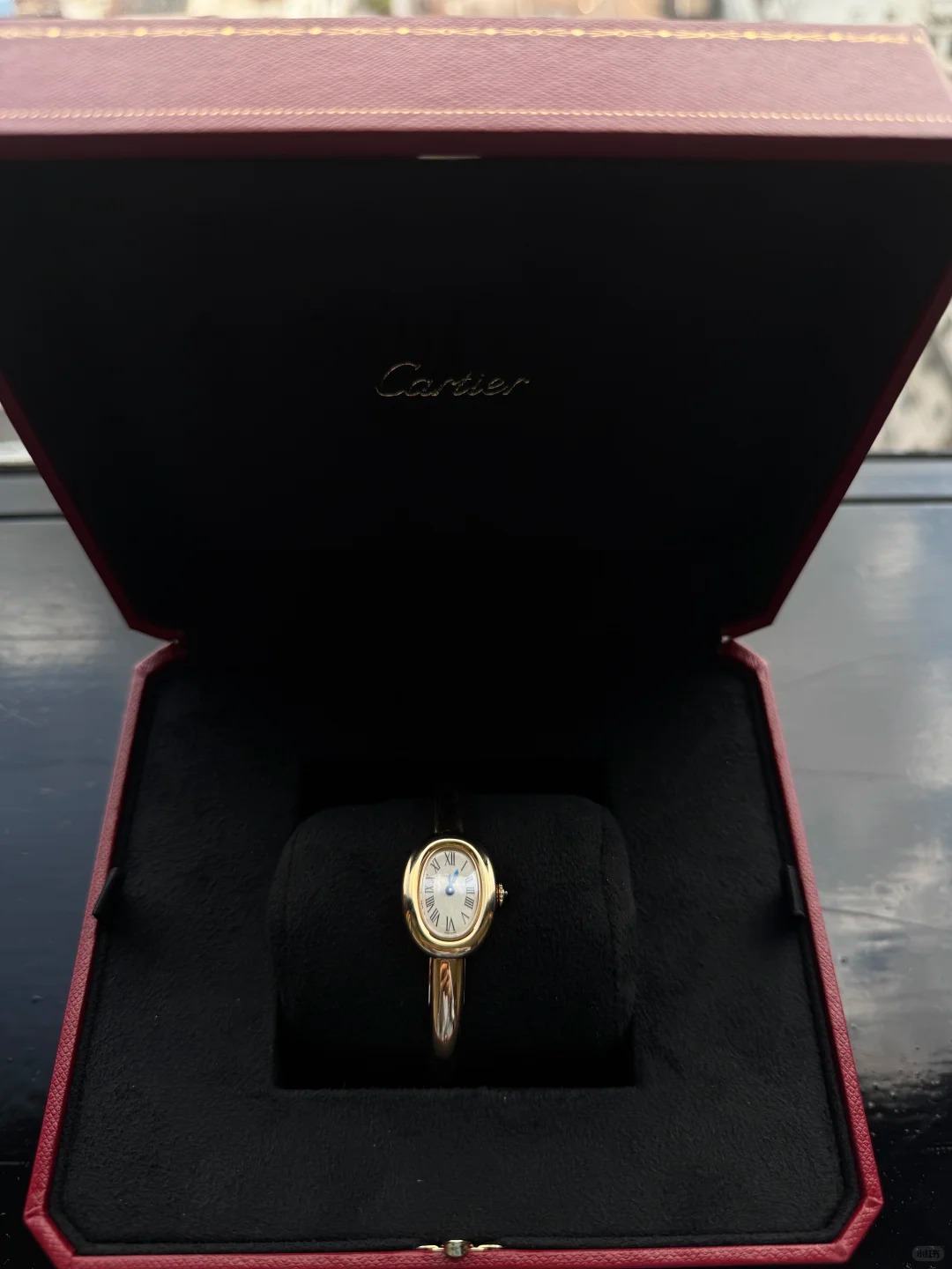 BAIGNOIRE WATCH, Mini Model, Yellow Gold, Size 15 - 17