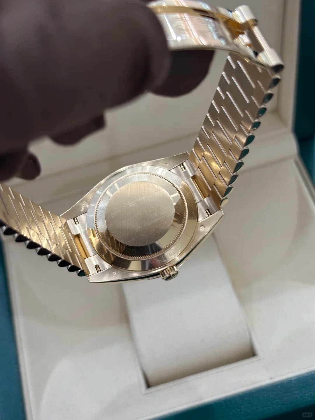 Day-Date 40 Yellow Gold Black Dial Watch 228238-0004