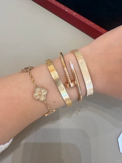 LOVE UNLIMITED BRACELET, FLEXIBLE, ROSE GOLD