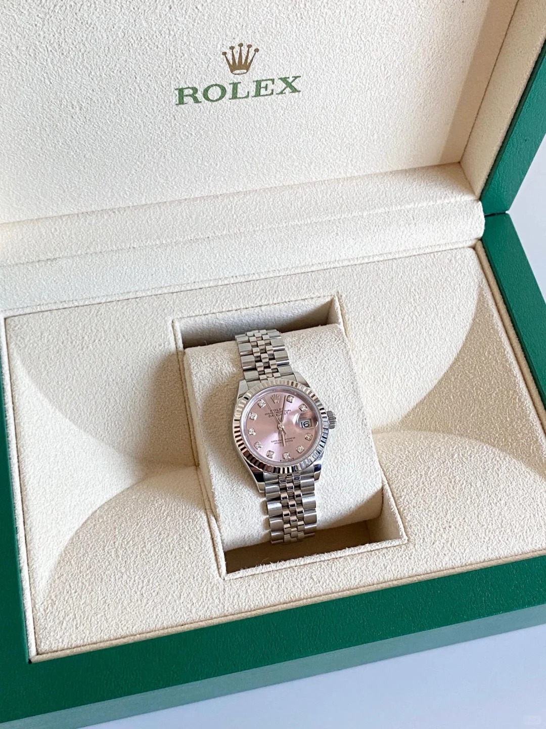 Lady-Datejust 28 Pink Dial Watch 279174-0003