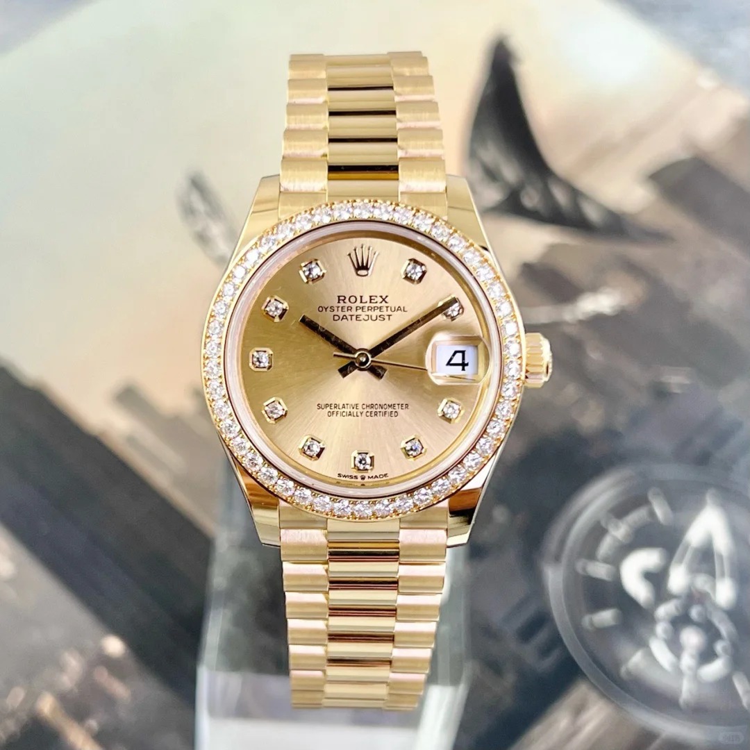 Datejust 31, 18kt Yellow Gold, Ref# 278288RBR-0005