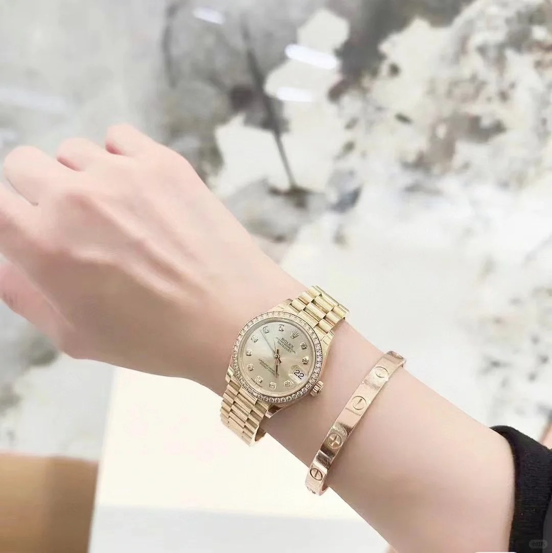 Datejust 31, 18kt Yellow Gold, Ref# 278288RBR-0005