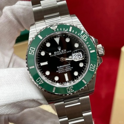 Submariner Date Starbucks Green Bezel Men's Watch 126610LV-0002