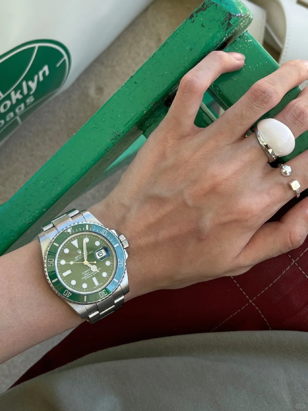 Submariner Date Hulk Oystersteel Men's Watch 116610LV-0002