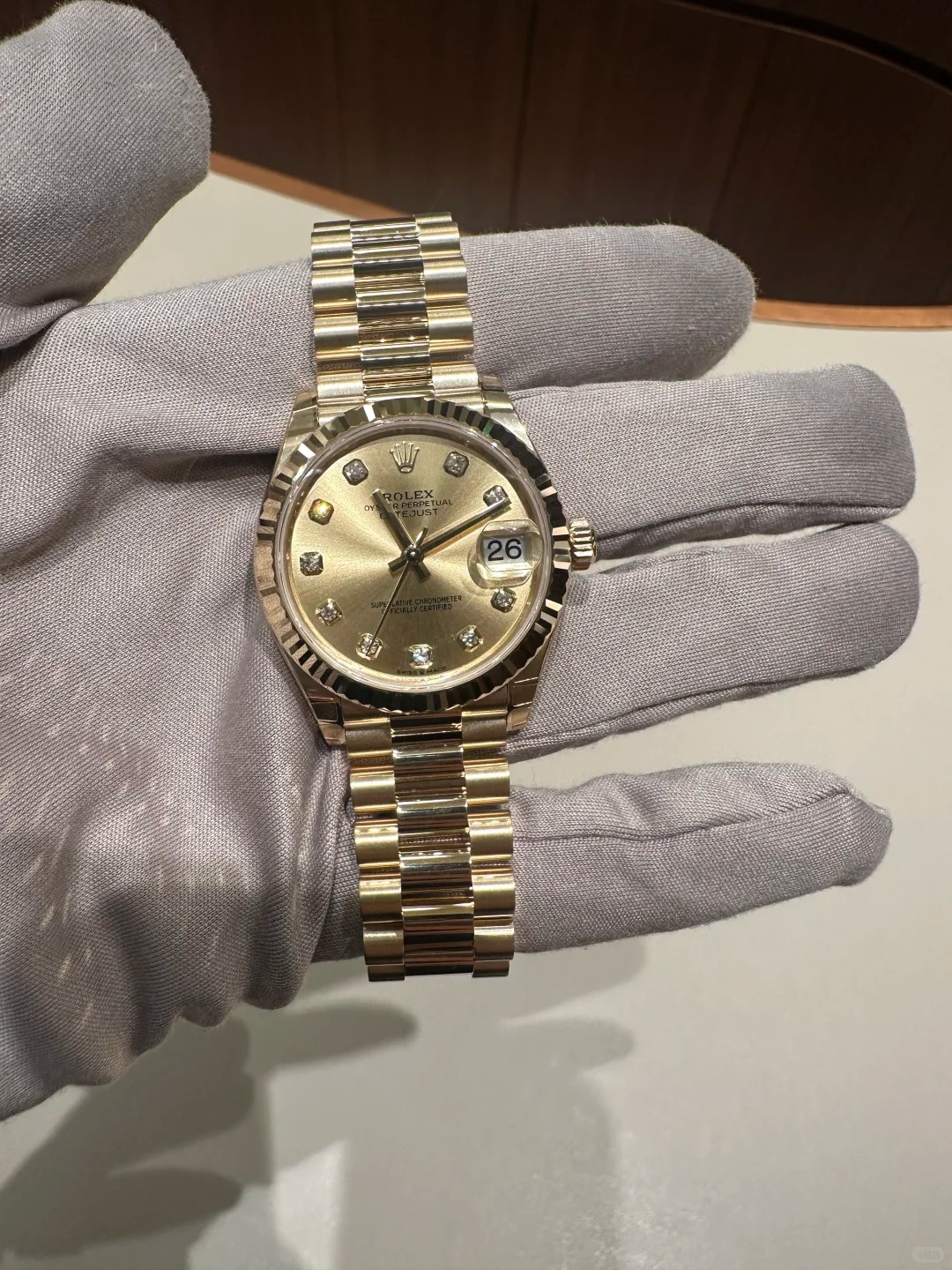 Oyster, 31 mm, yellow gold Reference 278278