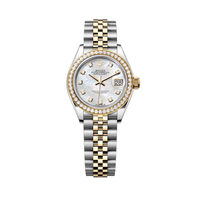 LADY-DATEJUST OYSTER 28 MM OYSTERSTEEL YELLOW GOLD AND DIAMONDS 279383RBR