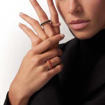 CLASH DE CARTIER RING,PINK CHALCEDONY