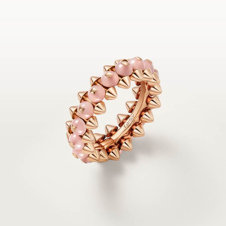 CLASH DE CARTIER RING,PINK CHALCEDONY