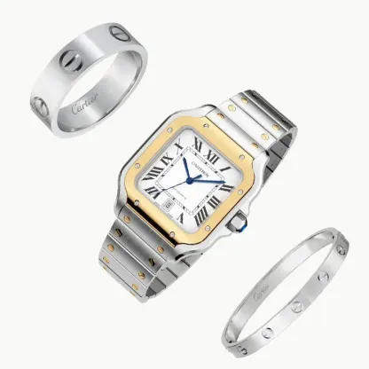 3-Piece Santos de Cartier Love Set