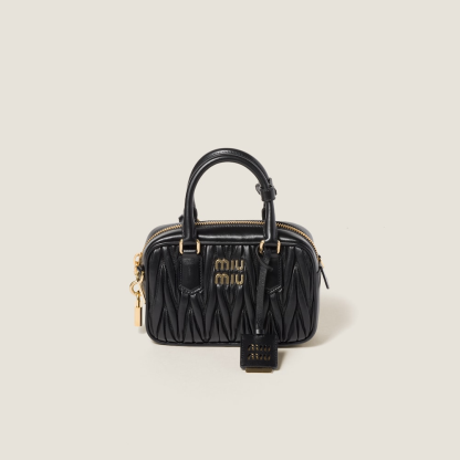 Arcadie matelassé nappa leather bag
