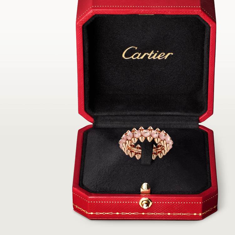 CLASH DE CARTIER RING,PINK CHALCEDONY