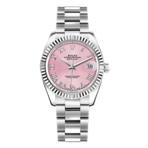 Datejust 31 Pink Roman Numeral Oyster Bracelet Ladies Watch 178274-0076