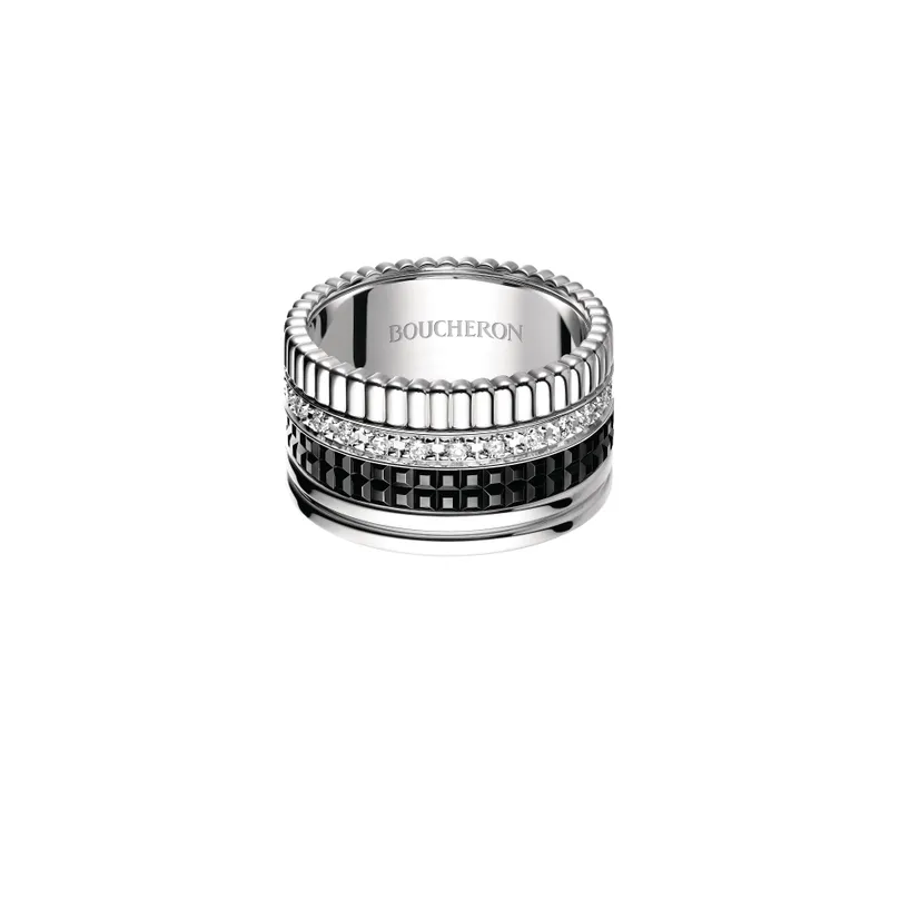 QUATRE BLACK EDITION LARGE RING