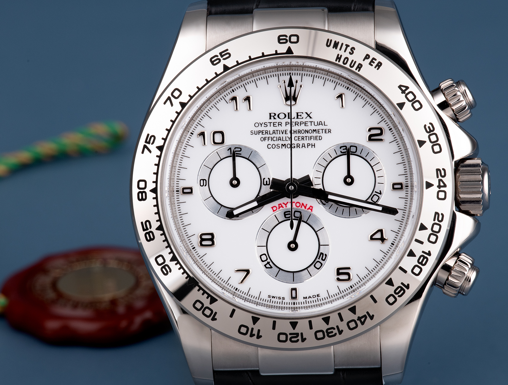 Daytona White Gold 116519