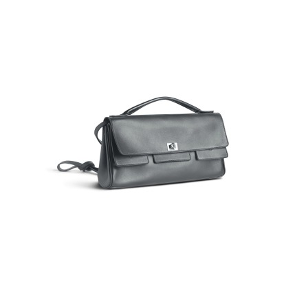 Women's Bel Air Small Clutch On Strap in Grey