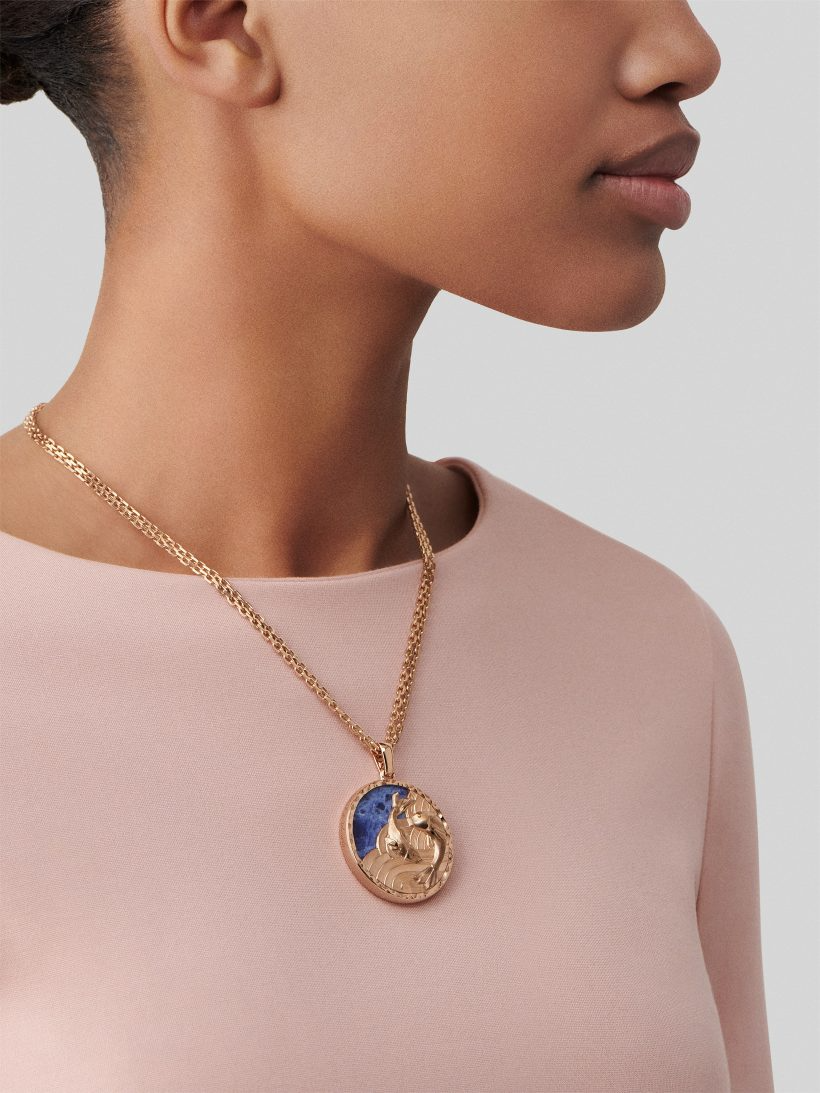 Zodiaque long necklace Piscium (Pisces)