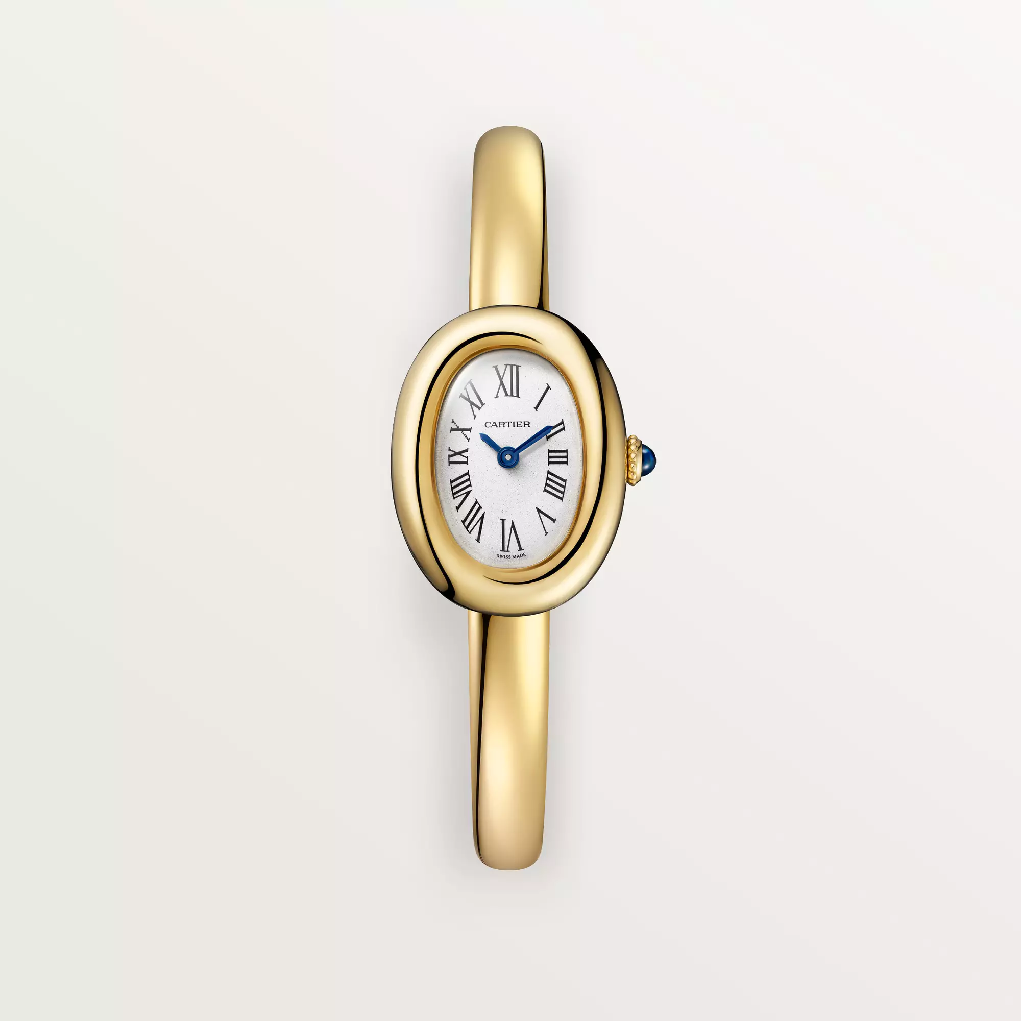 BAIGNOIRE WATCH, Mini Model, Yellow Gold, Size 15 - 17