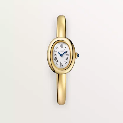 BAIGNOIRE WATCH, Mini Model, Yellow Gold, Size 15 - 17