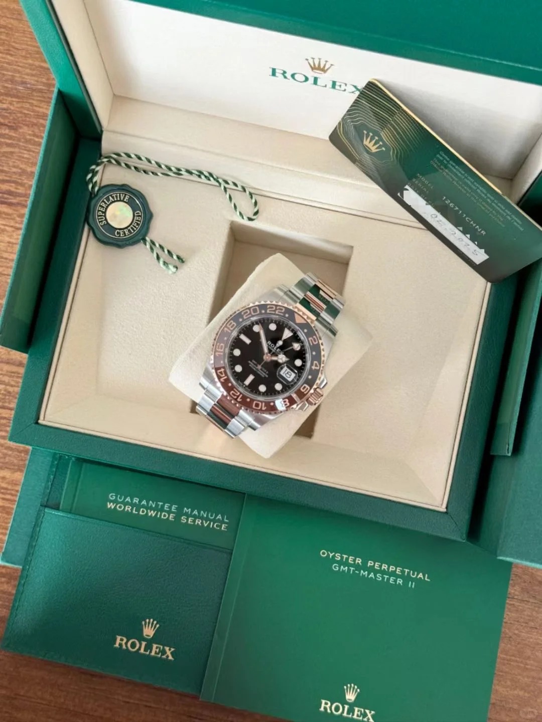 GMT-Master II Root Beer Men's Watch 126711CHNR-0002