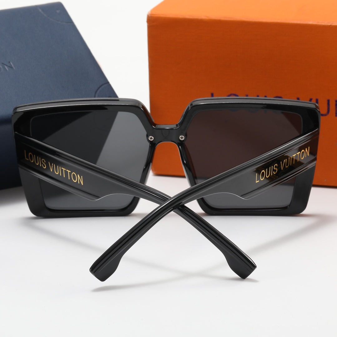 6 Colors Fashion Simple Square Printed Polarized Sunglasses