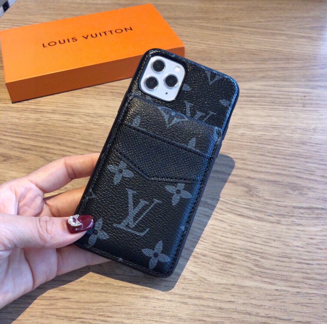 Up and down card holder mobile phone case
