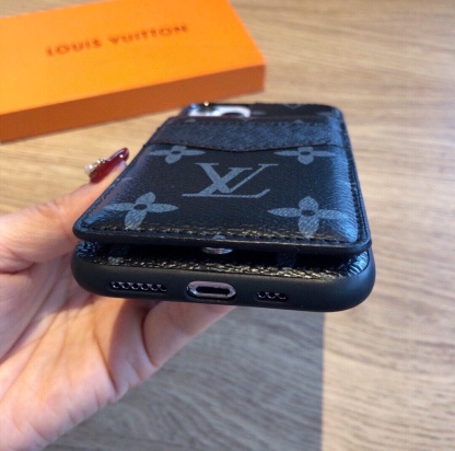 Up and down card holder mobile phone case
