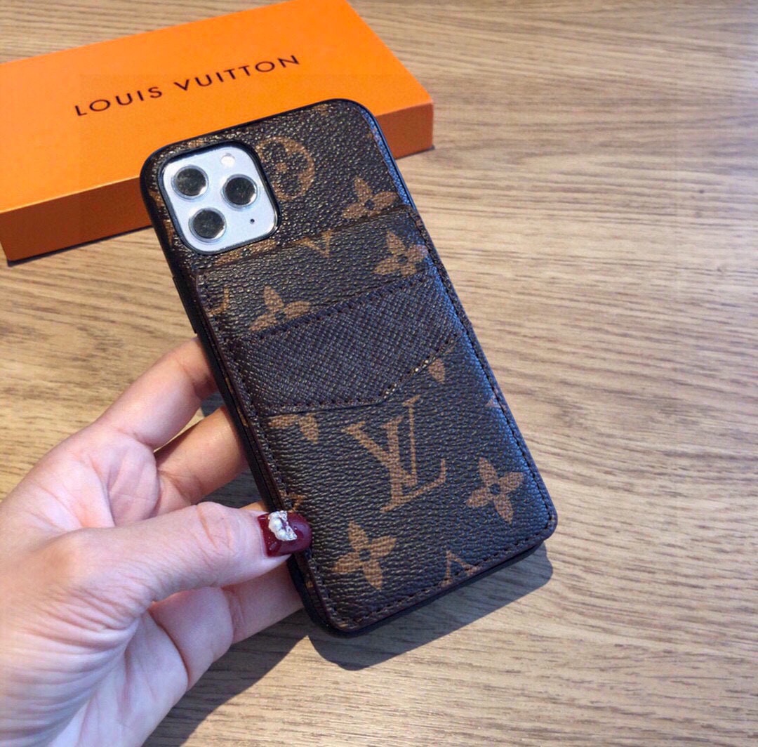 Up and down card holder mobile phone case