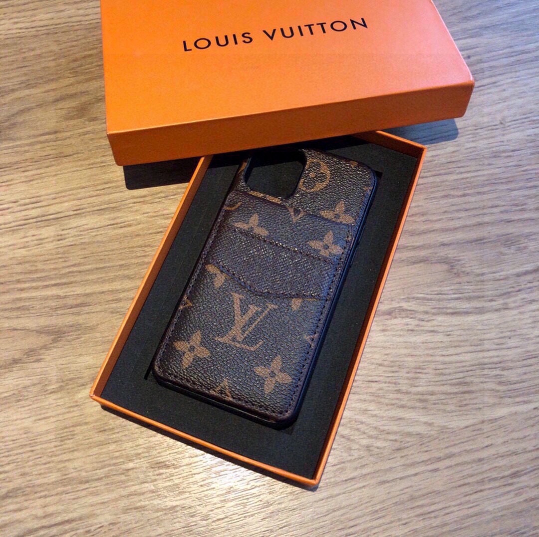 Up and down card holder mobile phone case