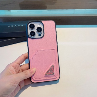 Crossgrain card pocket phone case