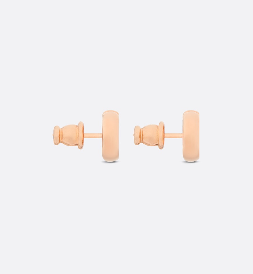 CD Navy Stud Earrings