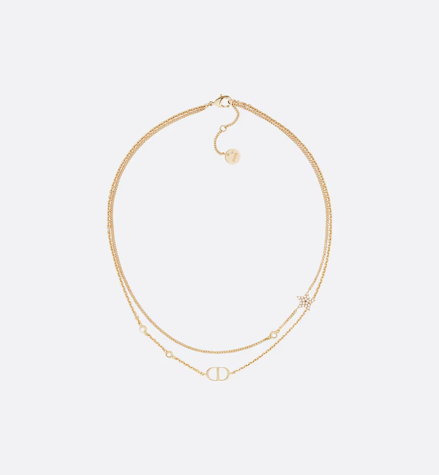 Petit CD Double Necklace
