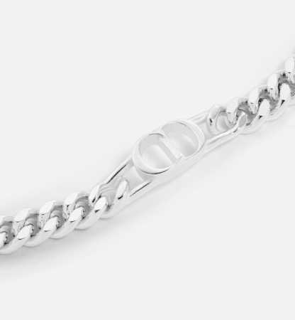 CD Icon Thin Chain Link Bracelet