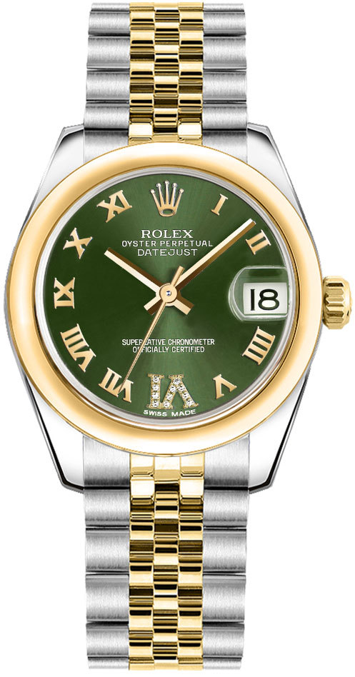 Datejust 31 Green Dial Women's Watch 178243-0079
