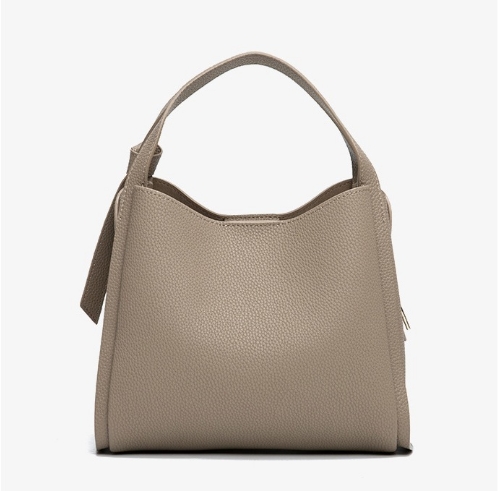 Versatile leather shoulder bag, large capacity handbag for women, fashionable cross-body bag 519717