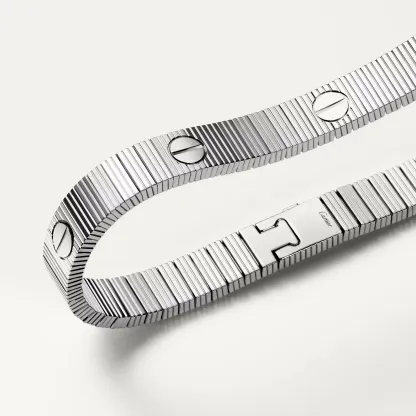 LOVE UNLIMITED BRACELET, FLEXIBLE, WHITE GOLD