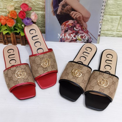 WOMEN'S SLIDE WITH DOUBLE G