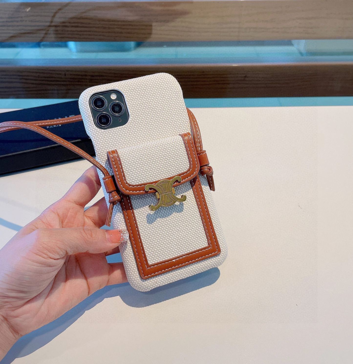 Celine Card Pouch Phone Case