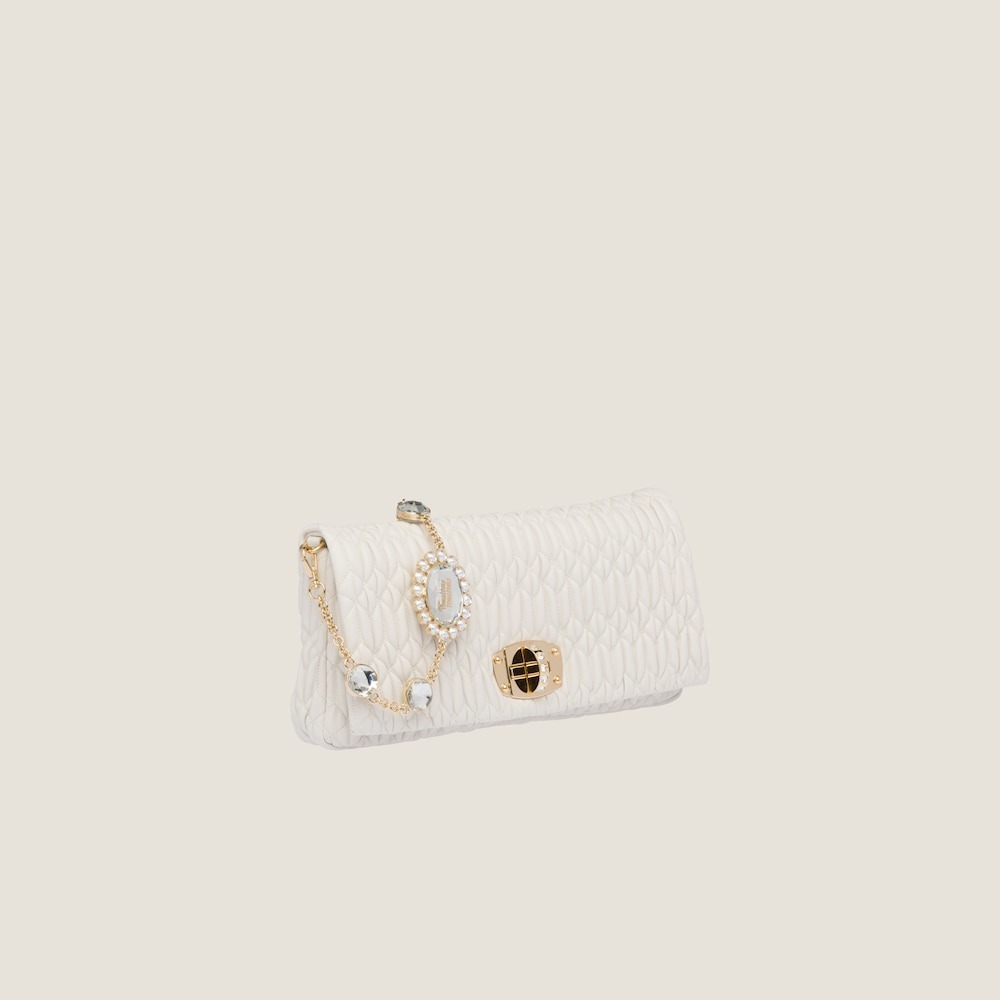 Iconic Crystal Cloqué Nappa leather bag