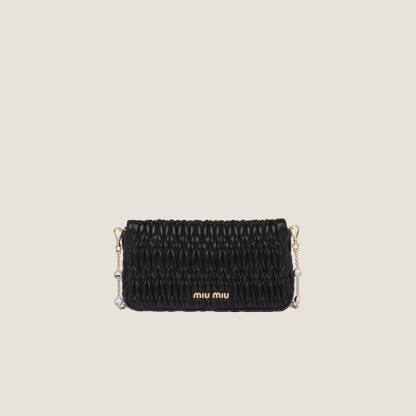 Crystal Cloqué Nappa leather bag