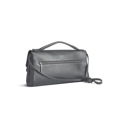 Women's Bel Air Small Clutch On Strap in Grey