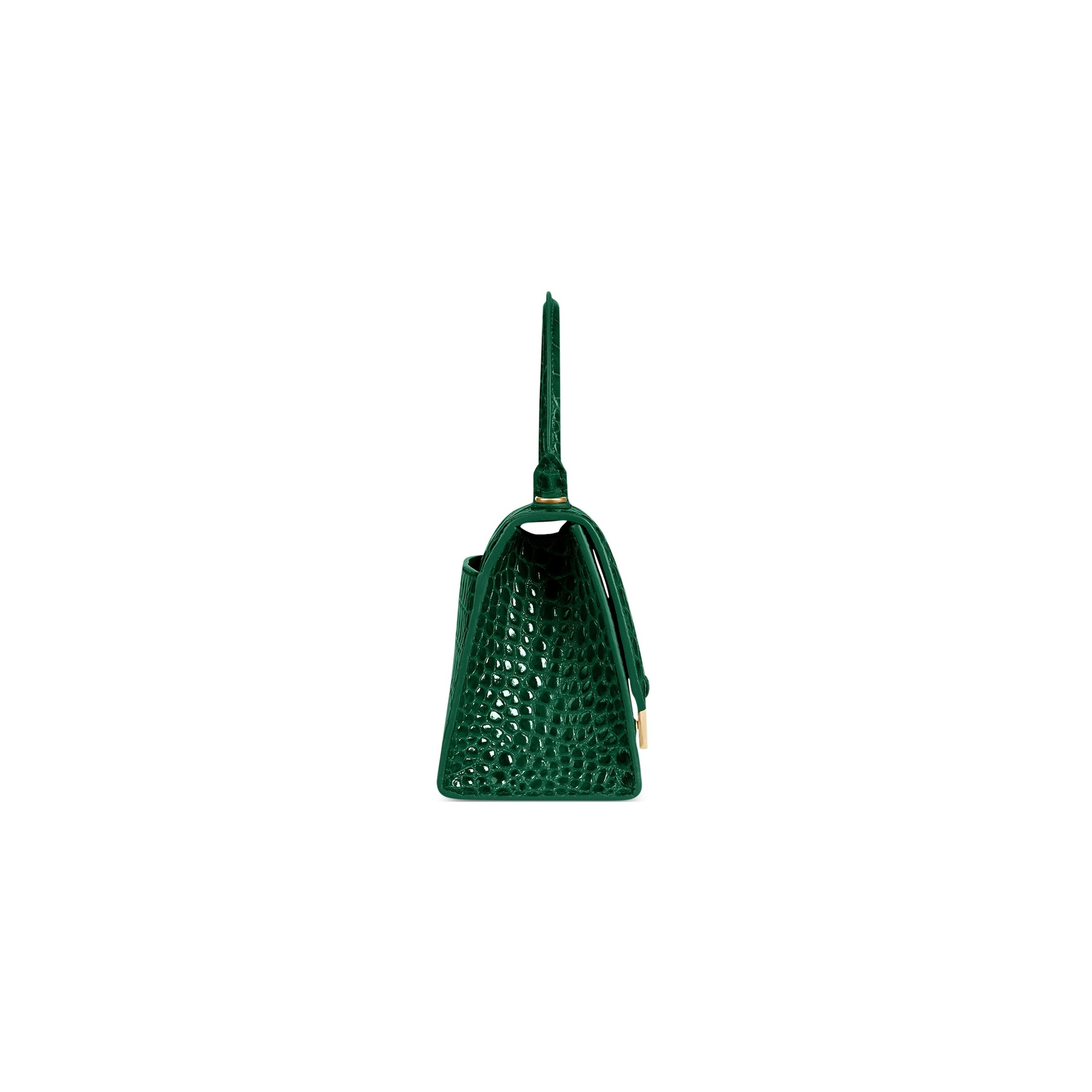 Women's Hourglass Small Handbag Crocodile Embossed