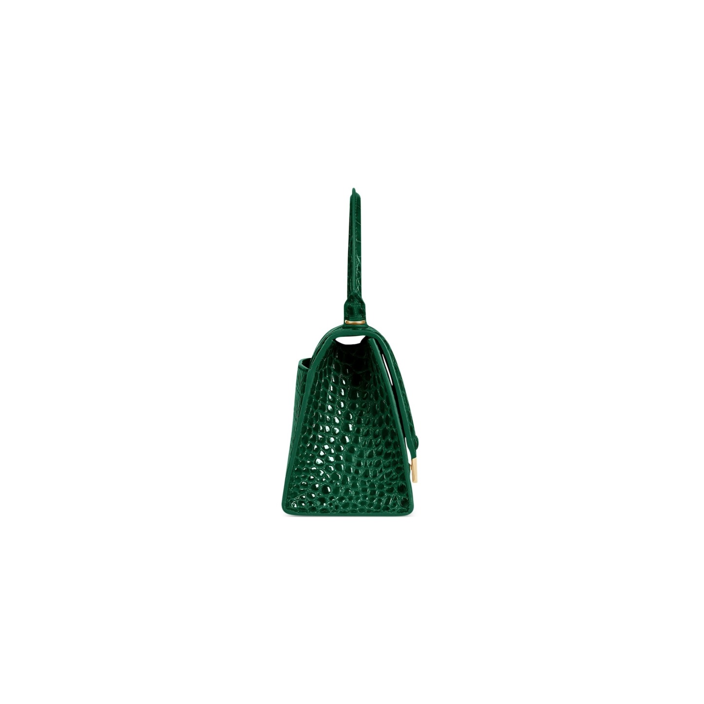 Women's Hourglass Small Handbag Crocodile Embossed