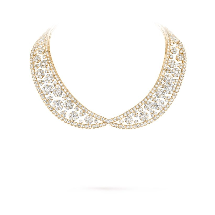 Snowflake collerette transformable necklace
