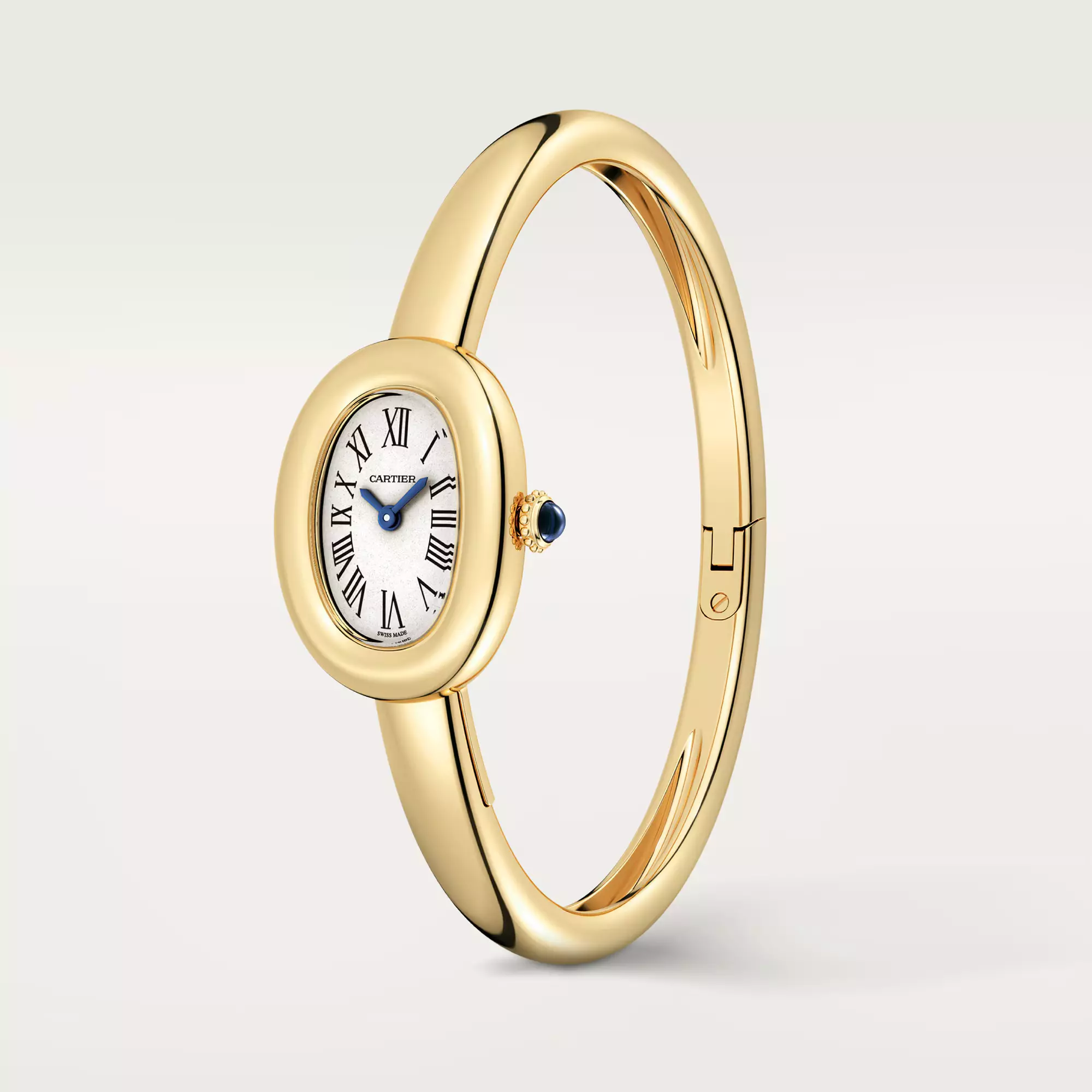 BAIGNOIRE WATCH, Mini Model, Yellow Gold, Size 15 - 17