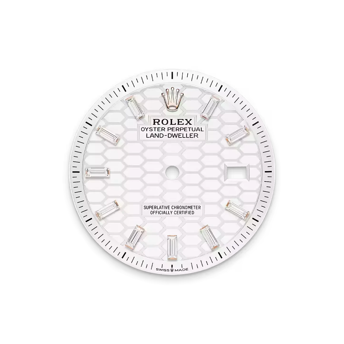 Land-Dweller 36, Oyster, 36 mm, Everose gold and diamonds  Reference 127285TBR