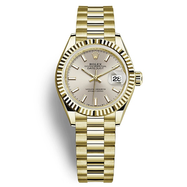 Lady-Datejust 28, 18k Yellow Gold, Ref# 279178-0005