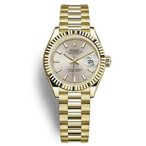 Lady-Datejust 28, 18k Yellow Gold, Ref# 279178-0005