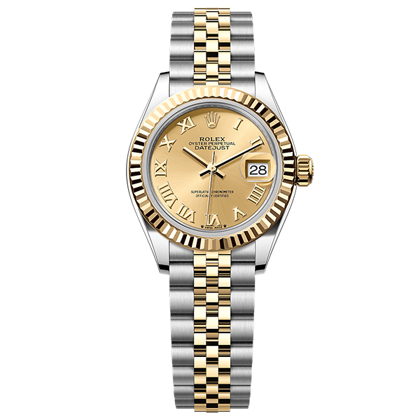 Lady-Datejust Oyster, 28 mm, Oystersteel and yellow gold Reference 279173-0009